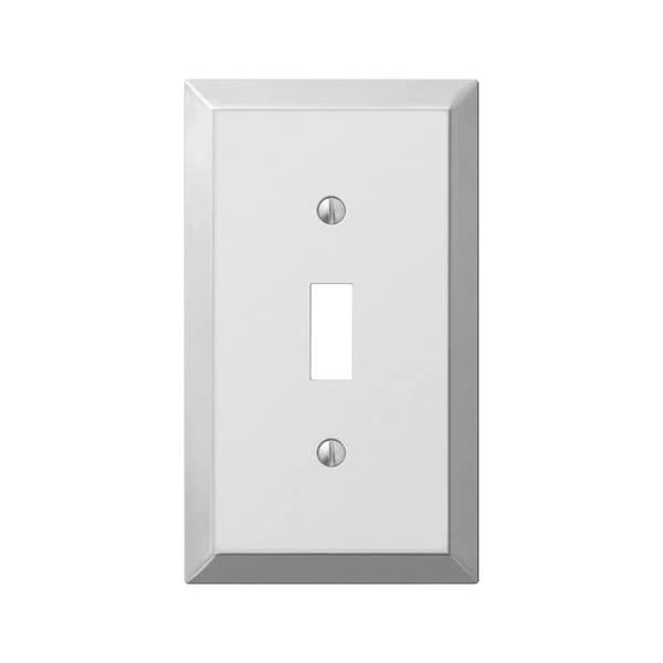 Amerelle Amerelle Century Polished Chrome 1 gang Stamped Steel Toggle Wall Plate 1 pk 161T - main